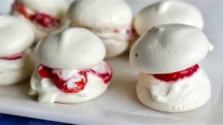 Double Stuffed Berry Meringues [upl. by Annayrb]