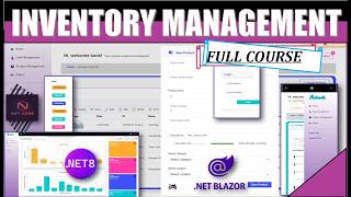 Completely build Inventory Management System with NET 8 Blazor SSR  export to PDF EXCEL Print🌟 [upl. by Rolan792]