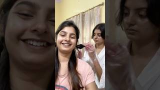 Barite hair colour koralam  Day53100 minivlog bipashadas [upl. by Meit]