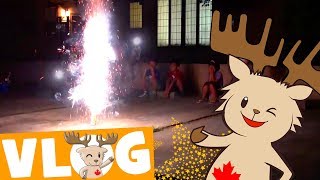 Sparklers and Fireworks Fun  Martys Vlog [upl. by Illil]