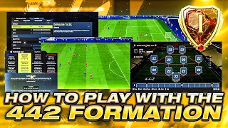 LIVE 442 WALKTHROUGH  HOW TO ATTACK WITH THE 442 IN FIFA 22  FIFA 22 META FORMATION [upl. by Ariaec136]