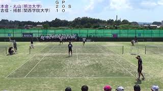 17 石川インカレ ソフトテニス 対抗戦 男子 準決勝 2 2次戦 [upl. by Yorgo]