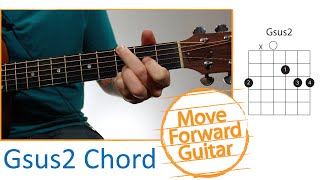 Guitar Chords for Beginners  Gsus2 [upl. by Saduj]