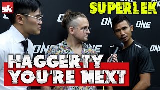 Superlek sets sights on Haggerty after Kongthoranee clinic  ONE Friday Fights 68 [upl. by Aramak61]