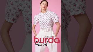 burda easy 4 2024 fashion burdastyle diy sewingtutorial [upl. by Adlare263]