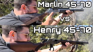 Marlin 4570 vs Henry 4570 [upl. by Ymia]