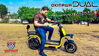 Electric सामान ढोने वाला Scooter Okinawa Dual  King Indian [upl. by Imot794]