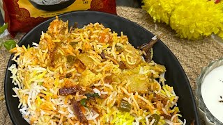 Veg dum biryani at home in cooker [upl. by Yrreg688]