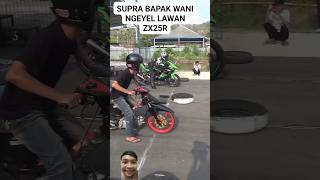 supra VS ZX25R drag race dragrace zx25r fyp viralvideo shorts automobile smartphone short [upl. by Irakuy]