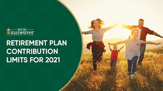 Retirement Plan Contribution Limits For 2021 [upl. by Neliac]