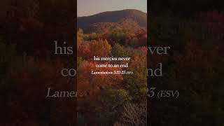 Lamentations 32223 motivation bibleverse bibleverseoftheday cbc biblepassage cbcnj [upl. by Omik]