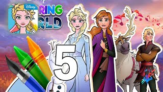 Disney Coloring World  Drawing Games for Kids 5 [upl. by Attenol945]