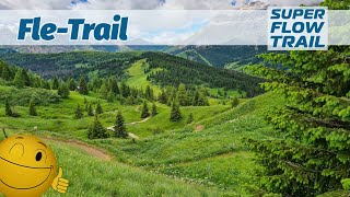 Fle Trail  super Flow Trail in Alta Badia [upl. by Gayl]