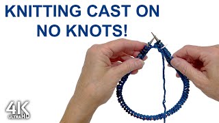 How to Cast on Without Knots for Smooth Projects  Knitting Series [upl. by Vaios]