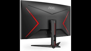 AOC Gaming C32G2ZE  32 Inch FHD Curved MonitorAOC Q32E2N  32 Inch QHD Monitor 75Hz Tech Gadgets [upl. by Rattan]