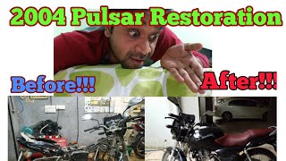 My 2004 Pulsar 150 Dtsi Restoration [upl. by Nyved]