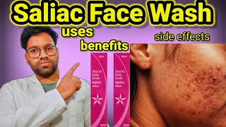 saliac face wash  saliac face wash review  salicylic acid face wash [upl. by Jo267]