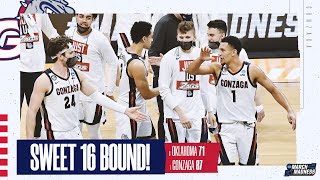 Gonzaga vs Oklahoma  Second Round NCAA tournament extended highlights [upl. by Noroj]