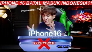 iPhone 16 Terancam BATAL RILIS di Indonesia amp iPhone SE 4 2025 Bocoran Update Terbaru [upl. by Thill252]