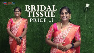 😍🎉Bridal tissue silk saree 🎉✨  sunday special live sale  saree elampillai [upl. by Araid]