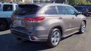 2017 Toyota Highlander Limited Sport Utility Fairfield Vallejo Sonoma St helena American Canyon [upl. by Boelter43]