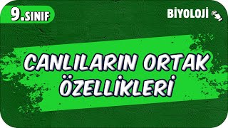 Canlıların Ortak Özellikleri  9Sınıf Biyoloji 2025 [upl. by Aielam963]