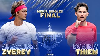 Alexander Zverev vs Dominic Thiem  Road to the Final  US Open 2020 [upl. by Sansone]