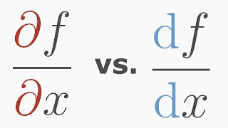 Difference Between Partial and Total Derivative [upl. by Erodavlas]