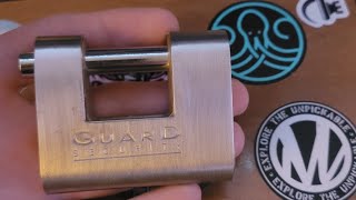 18 out the pack pick of a gaurd security shutter lock [upl. by Ramsey875]