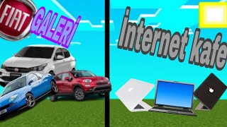 kuzenimle yaptığımız şehir ilk video Fiat galeri internet kafeminecraft  Ensarxprime [upl. by Rogozen]