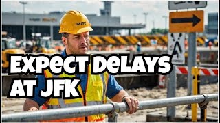 The whole JFK Airport is in renovation Be aware of delays [upl. by Chamberlin]