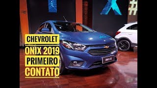 Chevrolet Onix 2019  Detalhes e 1º contato [upl. by Reteip]