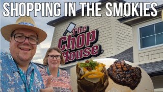 The Chop House Review  Shopping at Tanger Outlets  Sevierville Tennessee Eats In The Smokies 24 [upl. by Reyotal]