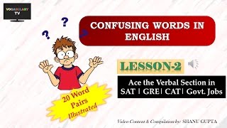 Commonly Misused amp Confused Words Part2  Confusing Words In English [upl. by Prendergast892]