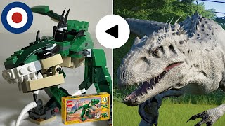 LEGO Creator 31058 Alternative build tutorial INDOMINUS REX、レゴクリエイター31058をインドミナスレックスに組み替え [upl. by Avrom]