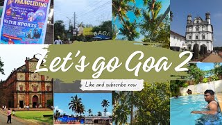 Let’s go Goa 2  exploring Calangute beachBaga beach Querim beach [upl. by Slayton]