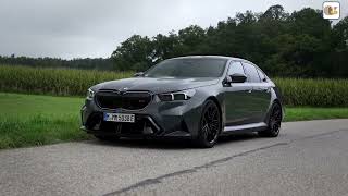 Kraftpaket im edlen Grau – BMW M5 G90 mit 727 PS und Grigio Telesto Look [upl. by Kirby189]