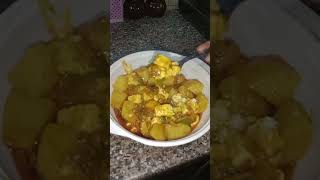 Delicious shimla mirch aloo paneer recipe 😋 watch for full video food short [upl. by Arrehs411]