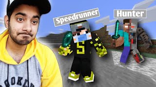 Minecraft Manhunt with Worlds best Hunter YesSmartyPie VS FalanaG [upl. by Eluk]