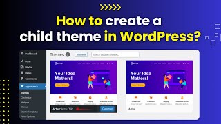 WordPress Child Theme Tutorial  How To Create a Child Theme for WordPress [upl. by Pendergast]