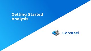 Getting Started with Consteel 14  Analysis  Haunched frame example part 3 [upl. by Netniuq352]