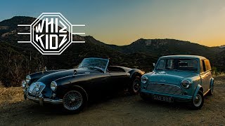 1958 MGA And 1962 Austin Mini Cooper Whiz Kids [upl. by Aranahs]