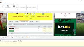 How to capture a specific bookmaker O  U values from NBA URLs in BetExplorer [upl. by Doniv]