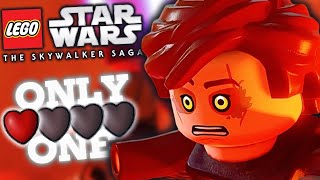 Can I Beat LEGO Star Wars The Skywalker Saga with ONLY 1 HEART  DAY 5 FINALE maybe [upl. by Brandes]