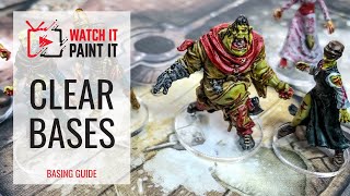 Miniature Basing  Rebasing with Clear Acrylic Bases [upl. by Olva]