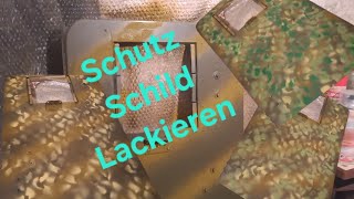 Paintball Schutzschild selbst lackieren [upl. by Annairoc293]