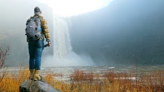 MASSIVE WATERFALL ADVENTURE Palouse Falls Washington [upl. by Aredna824]