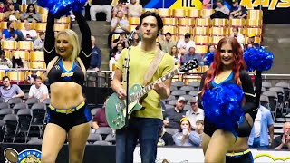 Laine Hardy performs Johnny B Goode at the Nashville Kats game 60124 [upl. by Devaj]