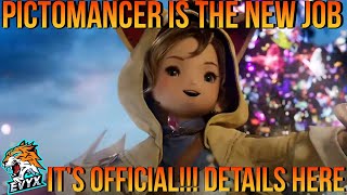 FFXIV New Job  PICTOMANCER DETAILS FFXIV Tokyo Fanfest [upl. by Peder]