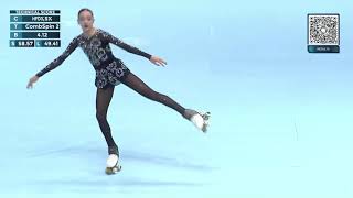 Madalena Costa Short Program  World Shampionship 2024  Rimini Italy  1 Place [upl. by Artinad]